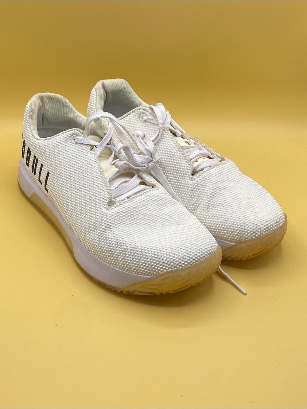 NOBULL White Athletic Shoes with Gum Soles​